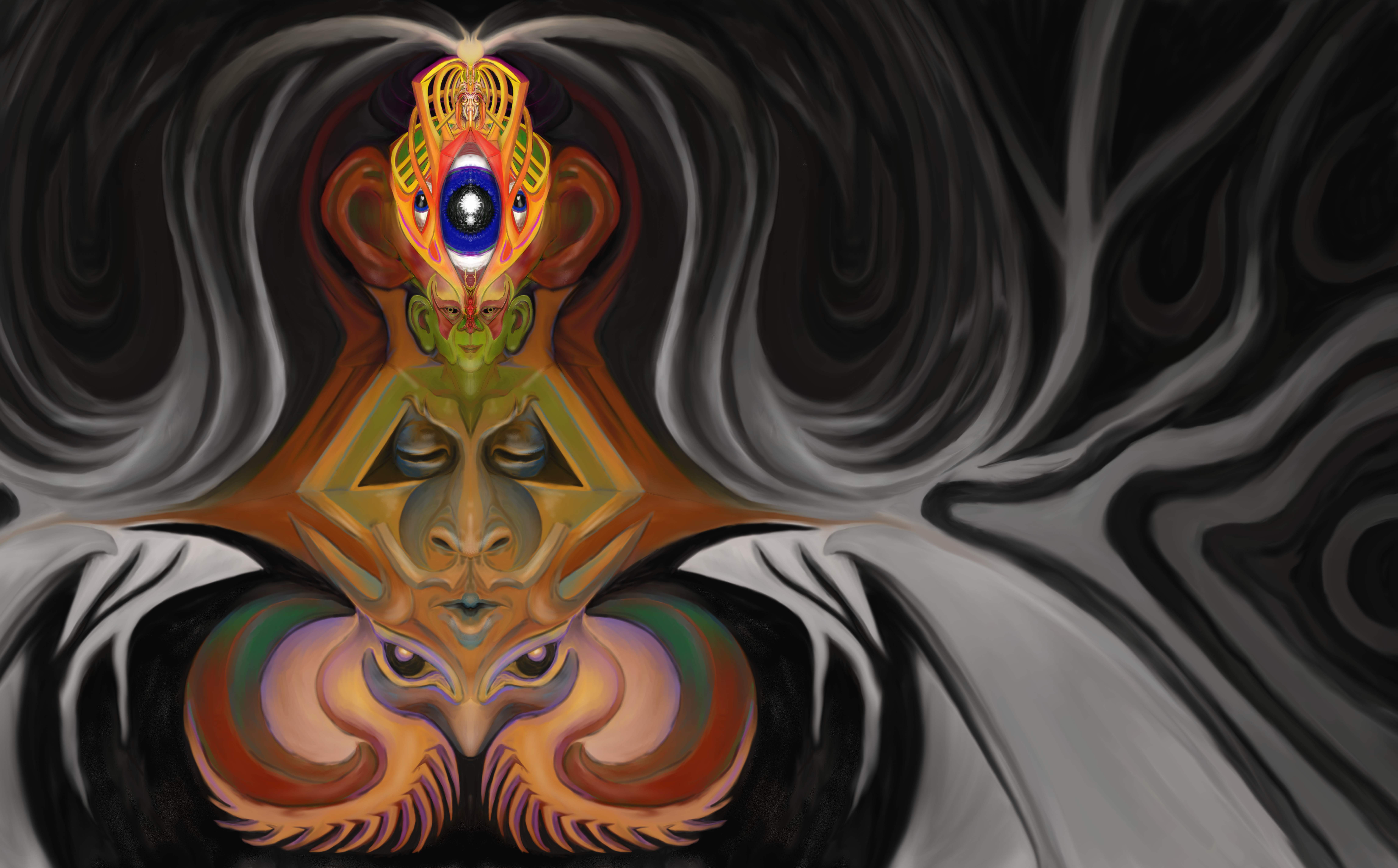 Above and Below - Digital artwork