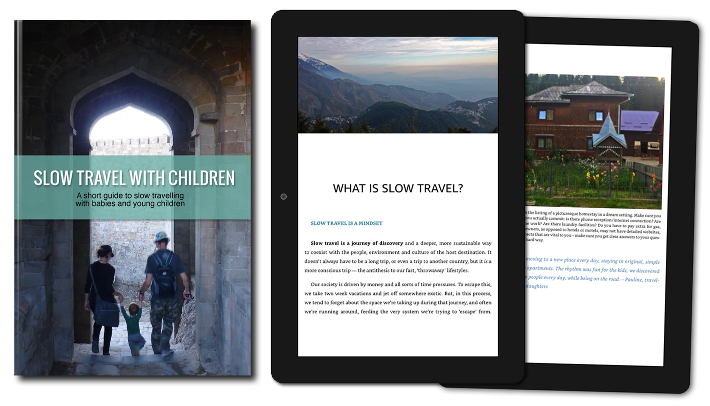 Slow Travel with Children book cover